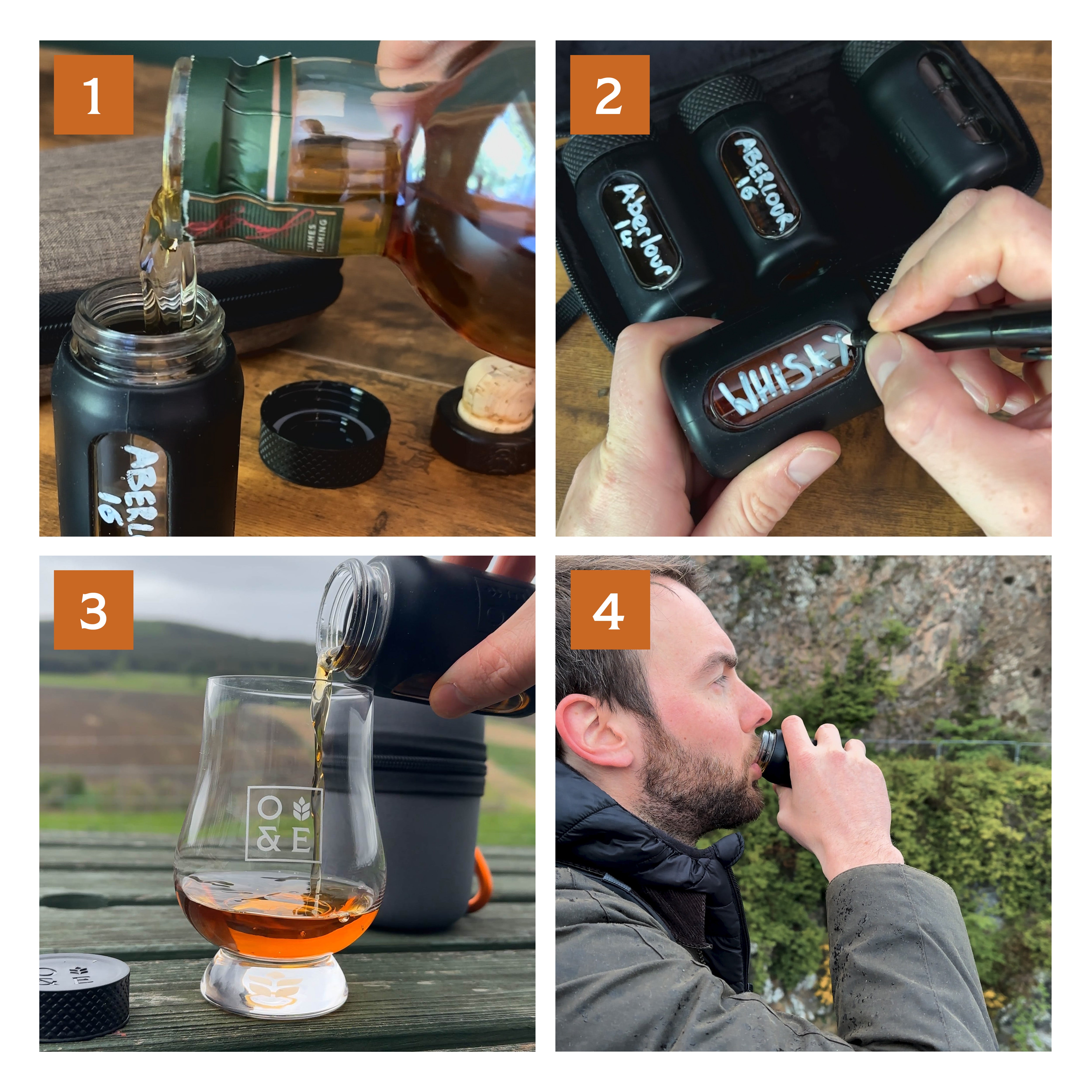Oak & Ember Whisky Accessory Set 