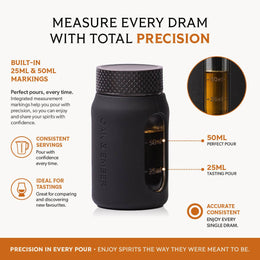 Glass Whisky Flask | Flight Flask – Oak and Ember - Oak and Ember