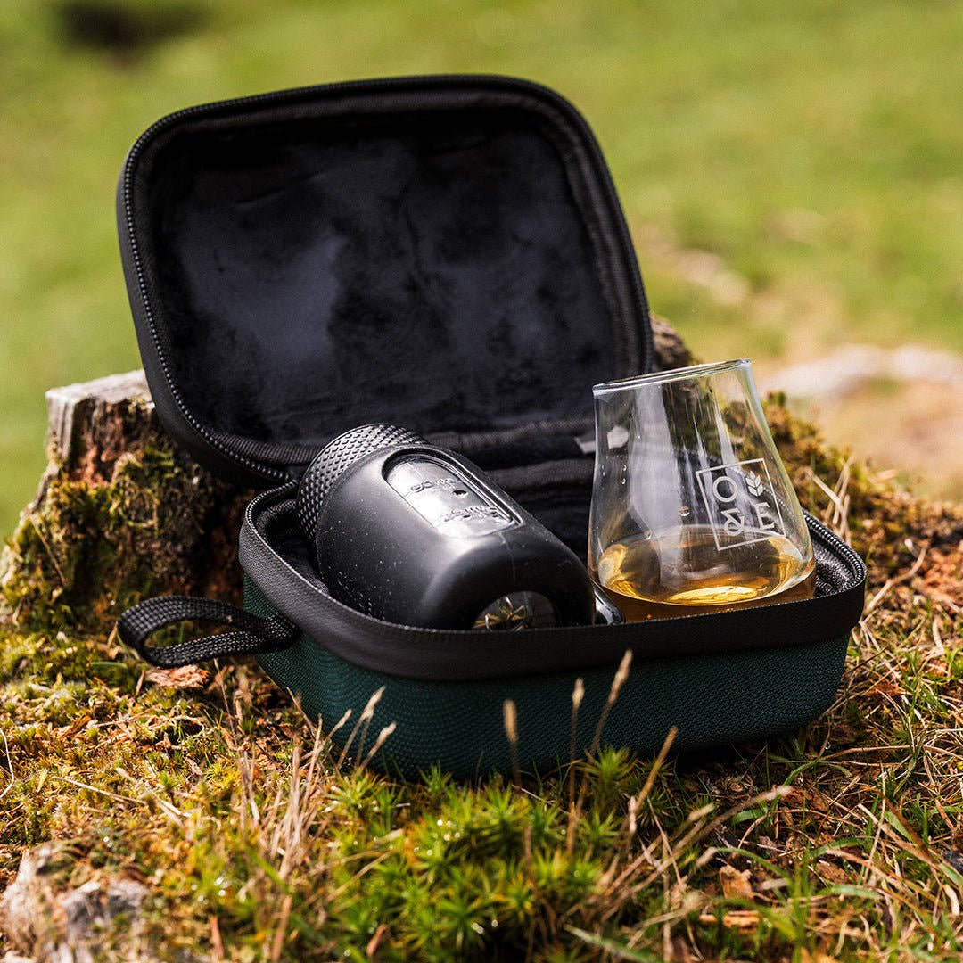 Oak & Ember Mini Glask Traveller travel tasting set with Flight Flask and nosing glass