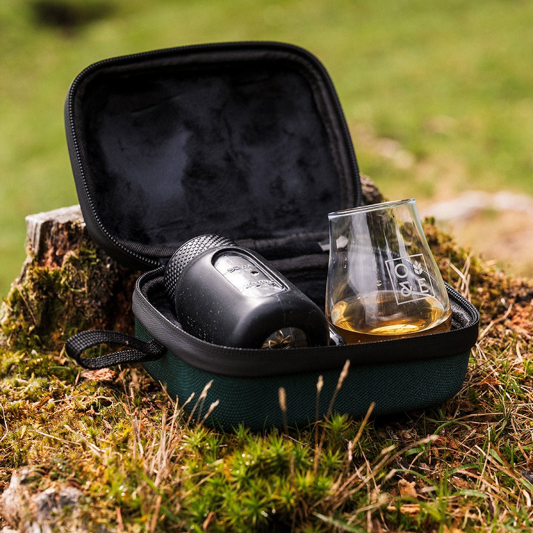 Oak & Ember Mini Glask Traveller travel tasting set with Flight Flask and nosing glass