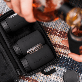 Whisky Travel Set | Flight Flask Traveller II – Oak and Ember