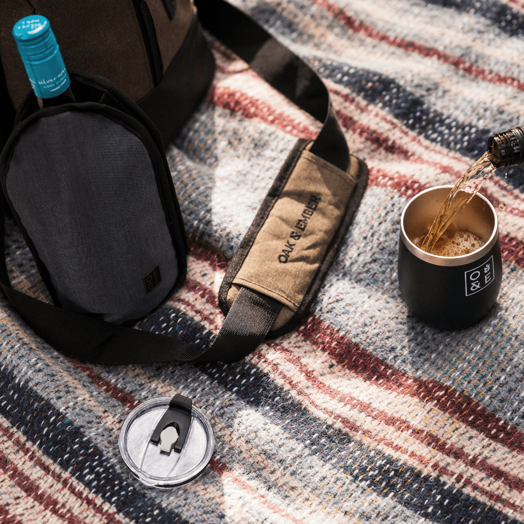 Wine Cooler Sleeve II | Freezable Wine Bottle Cooler Sleeve - Oak and Ember