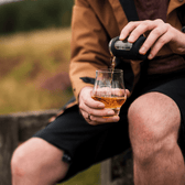 Solo Traveller – Flight Flask & Ember Glass Travel Set - Oak and Ember