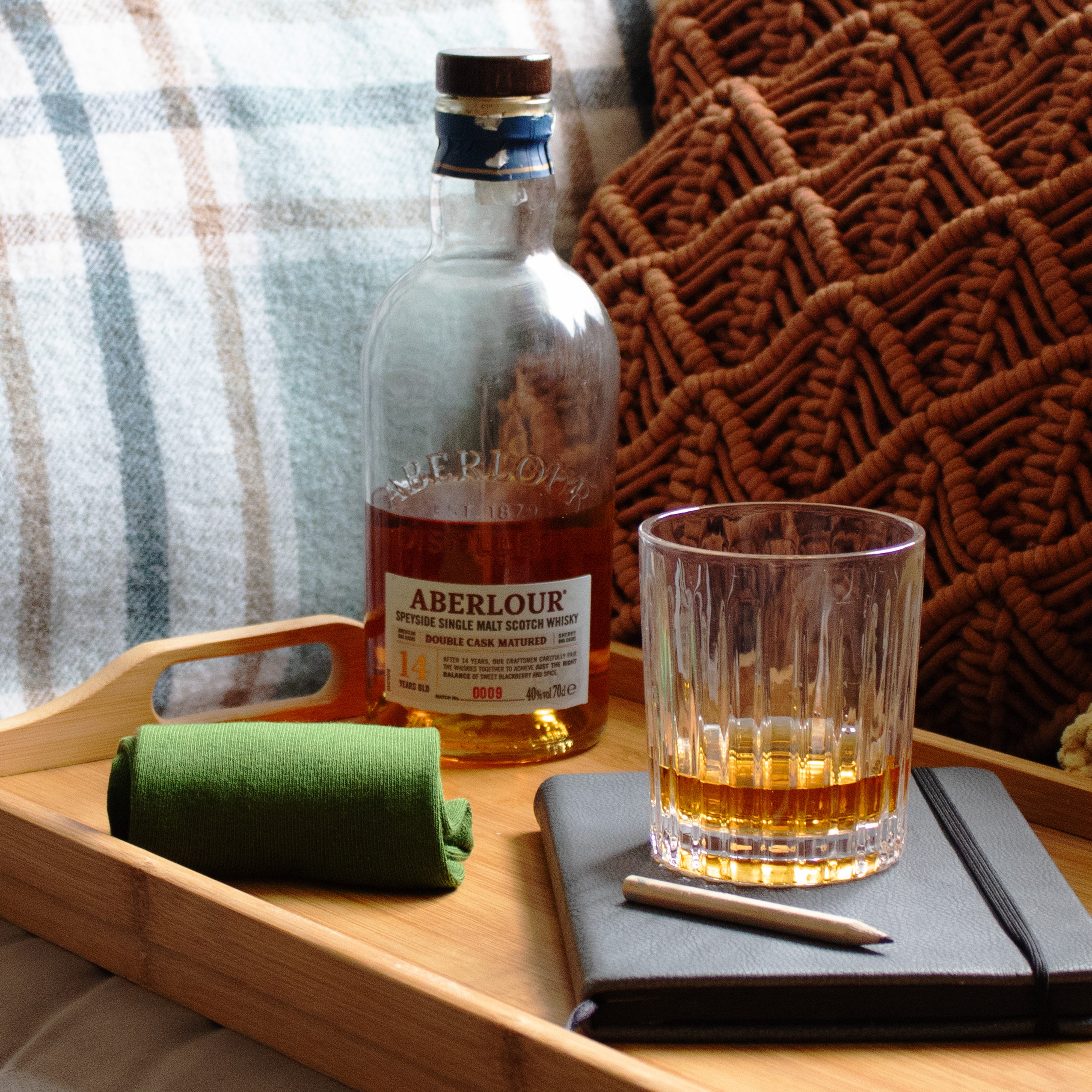 Oak Ember® Whisky Tumbler Socks Gift Set Gift for Whisky