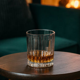 Whisky tumbler and socks gift set in premium presentation packaging